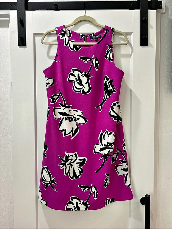 Lauren Ralph Lauren Tops - Lauren Ralph Lauren Floral Tank Top in Pink & Black Size 12 Like New